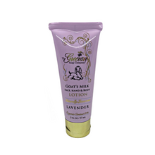 Load image into Gallery viewer, Travel Size Goats Milk 2.2oz Lotion Tube (free USA shipping included)