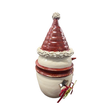 Load image into Gallery viewer, Ceramic Hollow Snowman Votive—3 color choices (free USA shipping included)