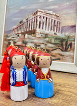Load image into Gallery viewer, Hand-painted Wooden Figurine: Amalia (free USA shipping included)