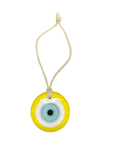 Load image into Gallery viewer, Ceramic Glazed Eye with Cording—Multiple color choices (free USA shipping included)