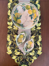 Load image into Gallery viewer, Ceramic Lemons and Pears Large Salad Bowl (free USA shipping included)
