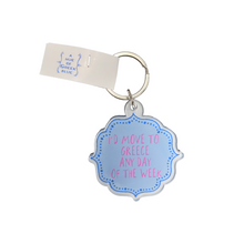 Load image into Gallery viewer, Plexiglass Greek Keychain