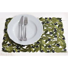 Load image into Gallery viewer, Laser Cut Olives Collection: Table Runner, Placemat, Napkin, or Tablecloth (free USA shipping included)