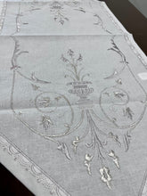 Load image into Gallery viewer, “Asimina" Embroidered Small Table Runner (free USA shipping included)