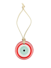 Load image into Gallery viewer, Ceramic Glazed Eye with Cording—Multiple color choices (free USA shipping included)