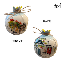 Load image into Gallery viewer, Ceramic Pomegranate: Greek Island—only one left (free USA shipping included)