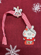 Load image into Gallery viewer, Ceramic Christmas Ornament—Multiple design choices (free USA shipping included)