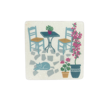 Load image into Gallery viewer, Greek Marble Coaster—Multiple design choices