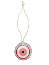 Load image into Gallery viewer, Ceramic Glazed Eye with Cording—Multiple color choices (free USA shipping included)