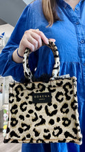 Load image into Gallery viewer, Sorena Handmade “Leo” Mini Tote Bag (free USA shipping included)
