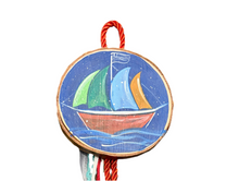 Load image into Gallery viewer, Wooden Handpainted Ornament—Multiple design choices (free USA shipping)