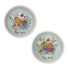 Load image into Gallery viewer, Ceramic 6.5” Bowl with Easter Design and Stripes—Multiple design choices