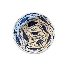 Load image into Gallery viewer, Ceramic Small Bowl with Fish (free USA shipping included)
