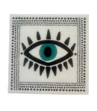 Load image into Gallery viewer, Greek Marble Trivet—Multiple design choices (free USA shipping included)