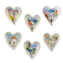 Load image into Gallery viewer, Ceramic Heart Trinket Dish (free USA shipping)