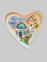 Load image into Gallery viewer, Ceramic Heart Trinket Dish multiple design choices (free USA shipping)
