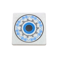 Load image into Gallery viewer, Greek Marble Coaster (free USA shipping included)