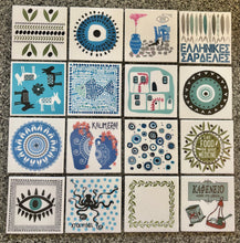 Load image into Gallery viewer, Greek Marble Trivet—Multiple design choices