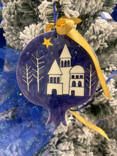 Load image into Gallery viewer, Ceramic Pomegranate Flat Ornament—Multiple design choices (free USA shipping included)