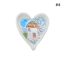 Load image into Gallery viewer, Ceramic Heart Trinket Dish (free USA shipping)