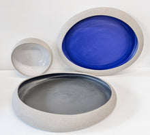 Load image into Gallery viewer, Ceramic Stoneware Black Glazed Platter (free USA shipping included)