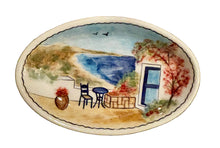Load image into Gallery viewer, Ceramic Oval Dish: Island Scene