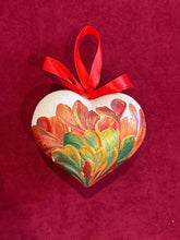 Load image into Gallery viewer, Wooden Painted Heart Ornament Multiple Design Choices—only one of each design
