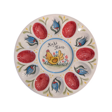 Load image into Gallery viewer, Ceramic Egg Platter: Καλό Πάσχα (free USA shipping included)