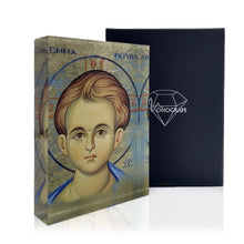 Load image into Gallery viewer, Plexiglass Orthodox Icon: Christ Emmanuel/Ο Εμμανουήλ (free USA shipping included)