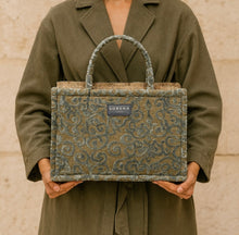 Load image into Gallery viewer, Sorena Handmade “Eleonora” Large Tote Bag (free USA shipping included)