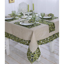 Load image into Gallery viewer, Laser Cut Olives Collection: Table Runner, Placemat, Napkin, or Tablecloth (free USA shipping included)