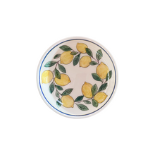 Load image into Gallery viewer, Ceramic 7” Shallow Lemons Bowl (free USA shipping included)
