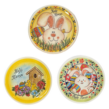 Load image into Gallery viewer, Ceramic Round Easter Plate—Multiple Design Choices