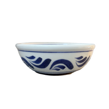 Load image into Gallery viewer, Ceramic 6.5” Bowl with Blue and White Floral Design (free USA shipping included)