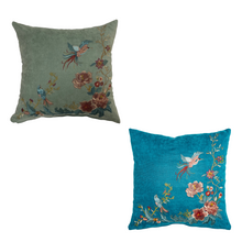 Load image into Gallery viewer, “Styliani" Pillow Cover—2 color choices (free USA shipping included)