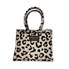 Load image into Gallery viewer, Sorena Handmade “Leo” Mini Tote Bag (free USA shipping included)

