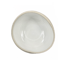 Load image into Gallery viewer, Ceramic Stoneware White Glazed Bowl (free USA shipping included)