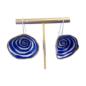 Papier Mache “Penelope” Earrings (free USA shipping included)