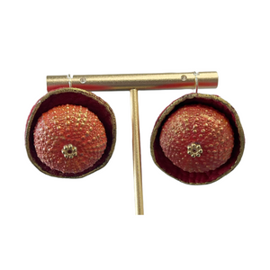 Fabric “Achinos” Earrings (free USA shipping included)