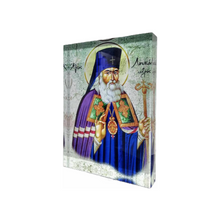 Load image into Gallery viewer, Plexiglass Orthodox Icon: St. Luke of Simferopol/Άγ. Λουκάς—only one left (free USA shipping included)