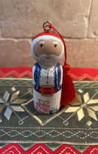 Load image into Gallery viewer, PRE-ORDER Hand-painted Wooden Figurine: Santa Evzone (free USA shipping included)