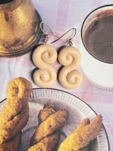 Load image into Gallery viewer, Koulourakia Earrings™—2 shape choices (free USA shipping included)