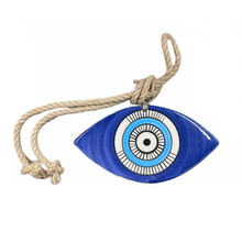 Load image into Gallery viewer, Ceramic Glazed Eye Wall Hanging—Multiple design choices (free USA shipping included)