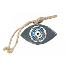 Load image into Gallery viewer, Ceramic Glazed Eye Wall Hanging—Multiple design choices (free USA shipping included)