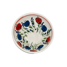 Load image into Gallery viewer, Ceramic Small Bowl with Poppies (free USA shipping included)
