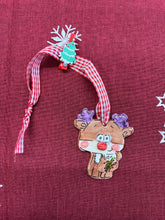 Load image into Gallery viewer, Ceramic Christmas Ornament—Multiple design choices (free USA shipping included)