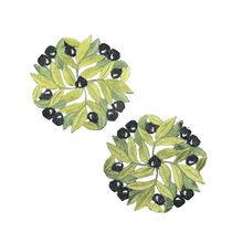 Load image into Gallery viewer, Laser Cut Olives Collection: Table Runner, Placemat, Napkin, or Tablecloth (free USA shipping included)