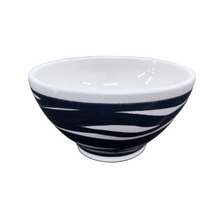 Load image into Gallery viewer, Ceramic Black Stripes Bowl