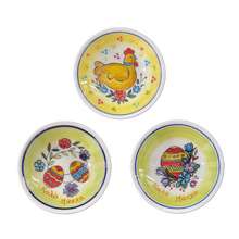 Load image into Gallery viewer, Ceramic 5" Shallow Bowl Easter - Multiple design choices