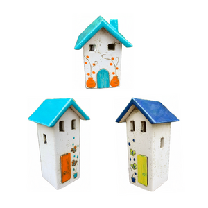Ceramic House Votive Holder—only one left (free USA shipping included)